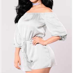 Off the shoulder romper